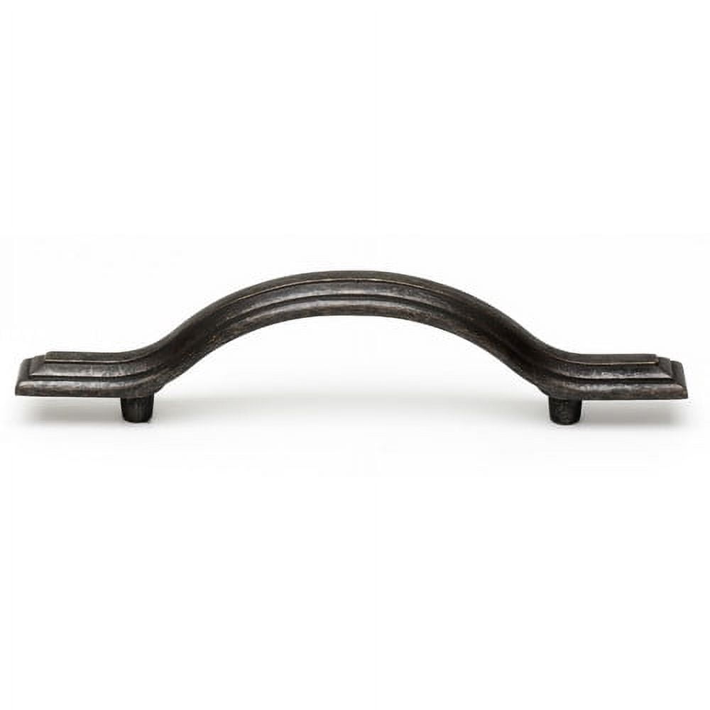 Geometric 3 1/2" Center Arch Pull, Bronze