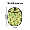thumbnail image 3 of Pofeuu Fresh Corn Print Silicone Pot Mat Mitten With Hanging Loop Heat Resistant Oven Mitts Non-Slip Bbq Baking Smoking Potholders, 3 of 7