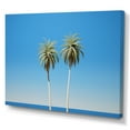 thumbnail image 2 of Designart "Blue Palm Tree In The Sea Breeze I" Coastal Canvas Prints, 2 of 7
