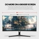thumbnail image 3 of Monitor CRUA Ultra Wide Curvo de 30 pulgadas WFHD 100Hz 1500R, 3 of 7