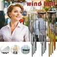 thumbnail image 3 of Cbcbtwo Wind Chimes, Exquisite Metal Hanging Wind Chime, Rotating Wind Chimes for Outside, Sympathy Memorial Wind Chimes, for Garden Patio Porch Yard Outdoor Indoor Decor, 3 of 6