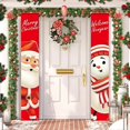 thumbnail image 2 of Decoración navideña para puerta, pancarta colgante para el hogar, adorno de Navidad, regalo de Feliz Año Nuevo, 2023, 2024, 2 of 4