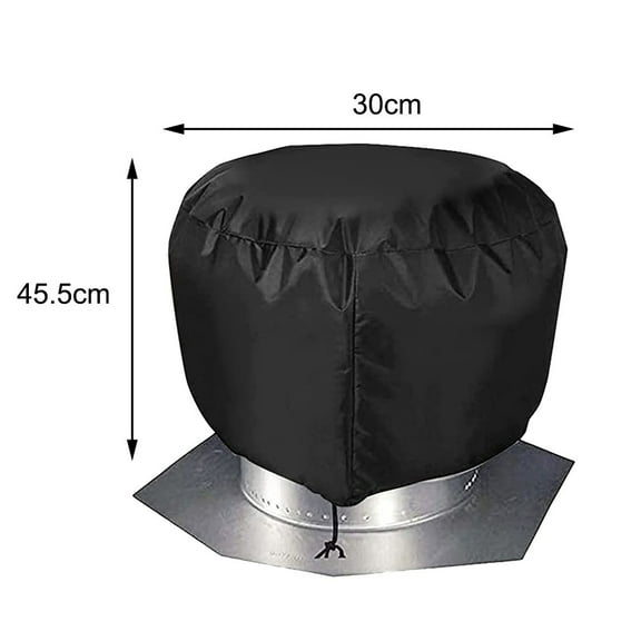 Durable Turbine Roof Cover Roof Exhaust Cover Windproof Dustproof Fan Cover Heavy Duty Turbine Roof Vent Cover