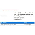 thumbnail image 2 of Liftgate Lift Support - Compatible with 2007 - 2013 Chevy Suburban 2500 Sport Utility 4-Door 2008 2009 2010 2011 2012, 2 of 2