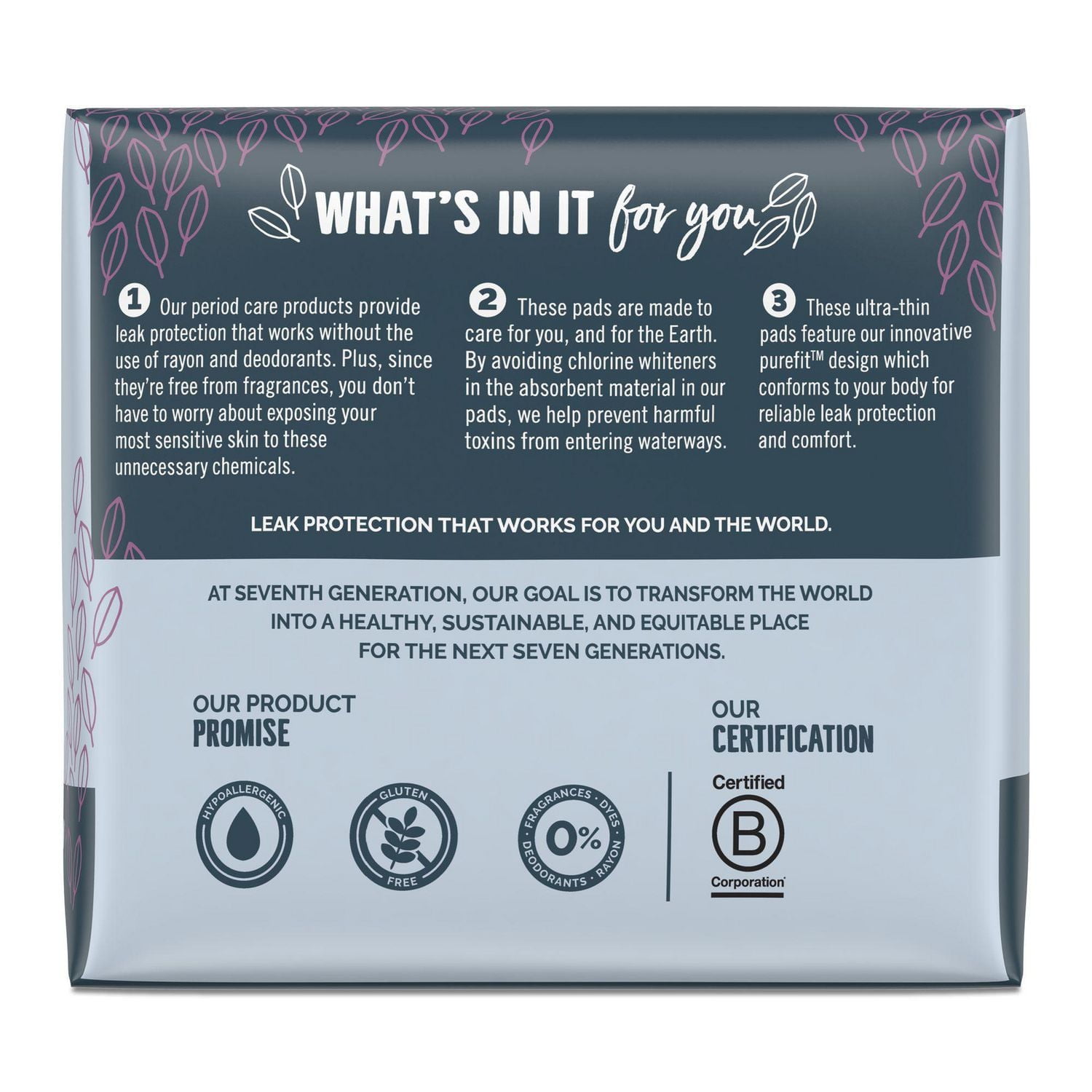 Seventh Generation Ultra Thin Super Long Pads