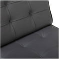 thumbnail image 2 of Studio Designs Home Ashlar Bonded Leather Accent Chair in Smoke Gray, 2 of 5