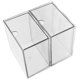 thumbnail image 1 of Clear Acrylic Makeup Organizer Box For Skincare Storage And Face Towels In Transparent Design 2Pcs, 1 of 4