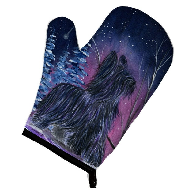 Carolines Treasures SS8366OVMT Nuit Étoilée Four Briard Mitaines