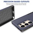 thumbnail image 2 of for Samsung Galaxy S24 Ultra Back Case, Luxury Ultra Slim PC + TPU Double-Layer Anti-Fall Shockproof Drop Protective Lightweight 2 In 1 Phone Case Cover for Samsung Galaxy S24 Ultra, Darkblue, 2 of 5