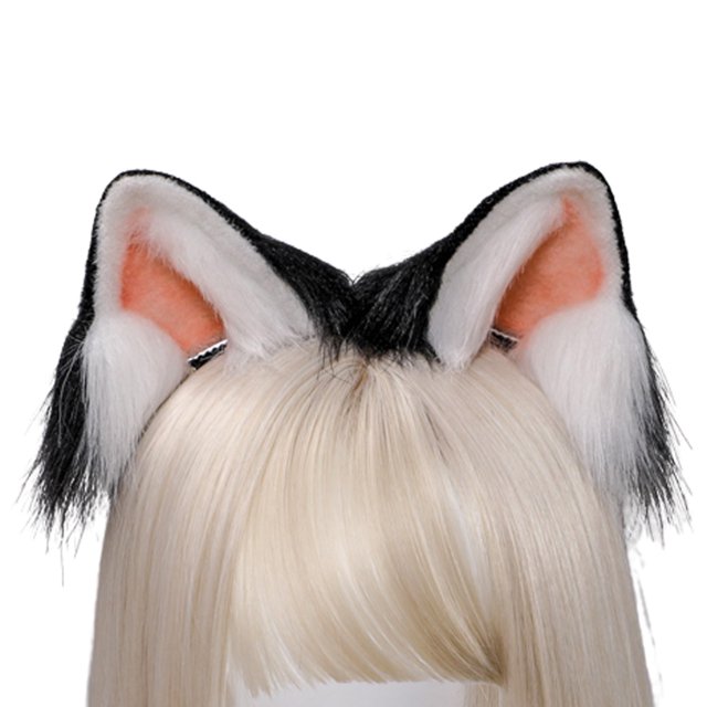 Animal Ears Cute Plush Cat Ears Barrette Headgear Disfraz de Halloween Accesorios para fiestas Adepaton BST2000881-4