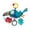Blue, variant on Kiddiway Happy Monkey Baby Stroller Hanging Plush Toy - Plush Figurine & Cute Plushies, Baby Rattles & Plush Rings, Music Pull, Sensory Auditory, Easy Attach, Car Stroller,Blue