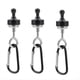thumbnail image 3 of 3 MagnéTicos para Acampar, MosquetóN, Gancho MagnéTico Resistente, Hebillas para Tienda de CampañA en Forma de D para para Acampar al Aire Libre, Negro, 3 of 10