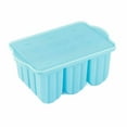 thumbnail image 4 of Molde De Hielo De Silicona De 12 Rejillas Con Tapa, Molde De Helado Plegable De Silicona De Alimentaria Para Oficina En Casa, 4 of 7
