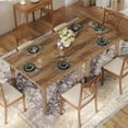thumbnail image 2 of Fnova 40" Executive Desk, Dining Table for 4 People, Modern Farmhouse Wooden Kitchen Table, Large Office Computer Desk for Home Office (Chairs Not Included), 2 of 11