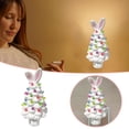 thumbnail image 2 of Veilleuse Lapin de Pâques en Résine Blanche Mignonne Décoration de Pâques, 2 of 8