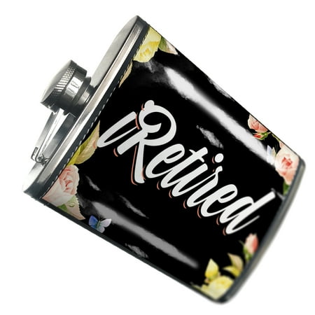 

NEONBLOND Flask Floral Border iRetired