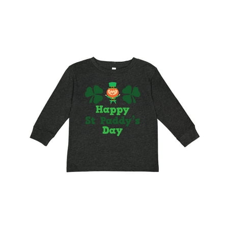 

Inktastic Happy St Paddy s Day Gift Toddler Boy or Toddler Girl Long Sleeve T-Shirt