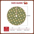 thumbnail image 3 of KLL Shiba Inu Dog And Flower Christmas Tree Skirt 48" ,Party Decorations Farmhouse for Christmas Decorations Holiday Party, 3 of 6