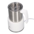 thumbnail image 2 of Electric Milk Frother Detachable Quiet Automatic Hot Cold Milk Foamer for Coffee Hot Chocolate EU Plug 220?240V White, 2 of 5