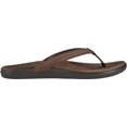 thumbnail image 2 of Women's OluKai Aukai Flip Flop Dark Java/Dark Java Full Grain Leather 11 M, 2 of 4