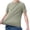 Army Green, variant on Men Ice Silk Wear Running Fitness Short Sleeve T-Shirts