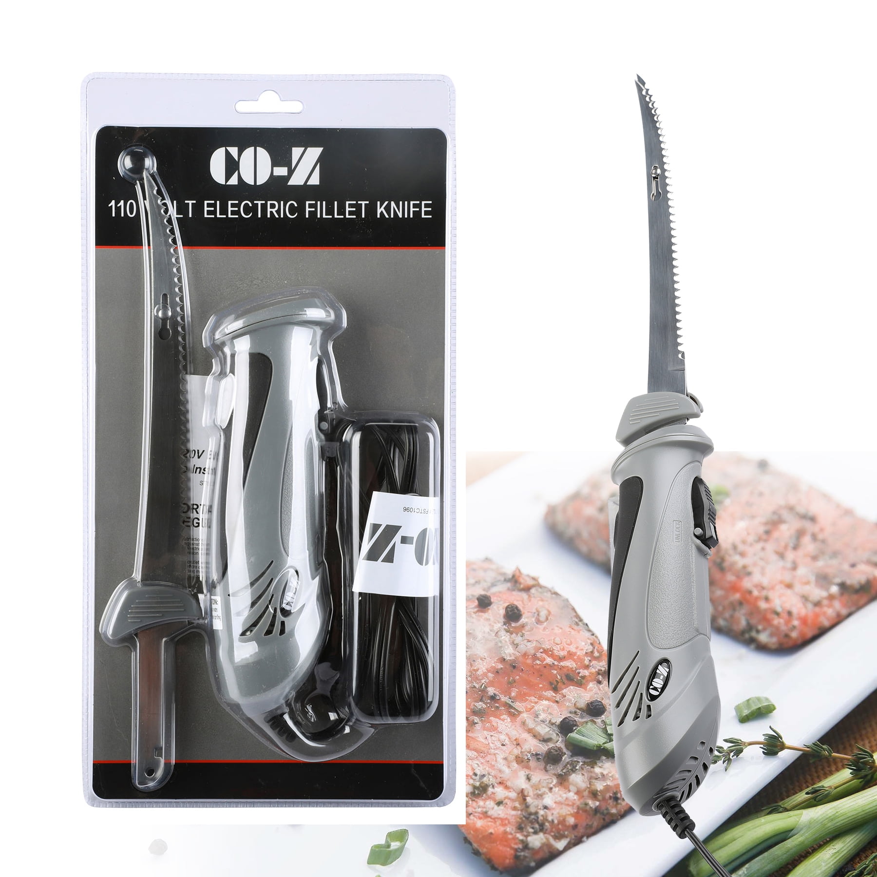 Electric Fillet Knife 7.5" Reciprocating Blades,Heavy Duty, 48W