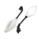 thumbnail image 1 of Par Blanco Espejo Retrovisor Motocross Intermitente LED Amarillo 10mm, 1 of 1