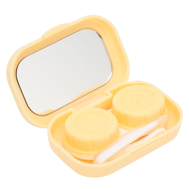 Estuche para lentes de contacto, Estuche para lentes de contacto Lindo kit de almacenamiento para remojar lentes de contacto Contenedor de almacenamie