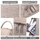 thumbnail image 5 of PINCNEL Mochila para mujer Monedero Mochila antirrobo de nailon impermeable Bolso de hombro ligero, 5 of 5