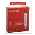 thumbnail image 5 of Universal Dry Erase Marker, Chisel Tip, Red, Dozen -UNV43652, Non Washable Ink, 5 of 6