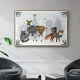 thumbnail image 2 of Cozy Christmas Collection A - Framed Gallery Wrapped Holiday Canvas - 27 x 41 - Natural Wood Frame, 2 of 9
