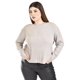 thumbnail image 1 of Sueter de cuello barco Roman Fashion /Tallas Extras, 4013 (Cafe) cafe 38, 1 of 6