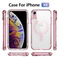 thumbnail image 5 of Decase Magnetic Case for iPhone XR,Compatible with Mag-safe,Military-Grade Protection,Slim Stylish Non-Yellowing Shockproof Case for iPhone XR,Clear Anti-Scratch Back Cover,Pink, 5 of 8