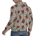thumbnail image 6 of Xecao Leopard Print Rose Pattern Men's Adult Pullover Hoodie,Hooded Sweatshirt-Large, 6 of 7