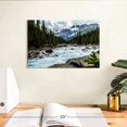 thumbnail image 3 of Elephant Stock Mistaya Canyon River Wall Art - Horizontal Canvas Wall Art - Living Room Wall Decor - Nature Canvas - Blue And Green Decor - 12" x 8", 3 of 8