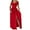 Red, variant on Abcnature Womens Maxi Dress, Women Print V-Neck Camis Sleeveless Vest Long Dress, Plus Size Summer Casual Long Dresses, Wedding Guest Dresses Beach Party Dress Sky Blue XXL