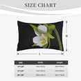 thumbnail image 6 of Bixox Field Pansy Printed Pillow Protector,Super Soft Ideal for Home,Guests,Rentals - 16"x24", 6 of 8
