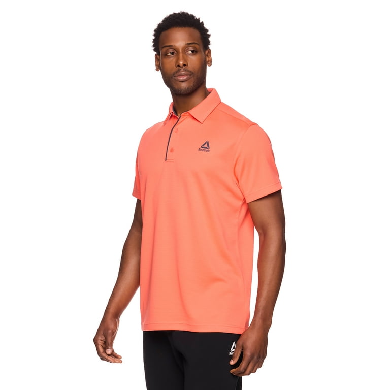 Reebok Men s Performance Polo Shirt Sizes S 3XL Walmart