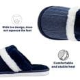 thumbnail image 5 of BERANMEY Cozy Slippers for Women House Shoes with Memory Foam Insoles Soft Fuzzy Cozy Indoor & Outdoor Anti Skid Rubber Sole Great Gift for Mom Girlfriend Ladies, 5 of 8