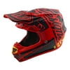 TROY LEE YOUTH SE4 POLYACRYLITE HELMET - FACTORY RED FREE EXPRESS SHIPPING