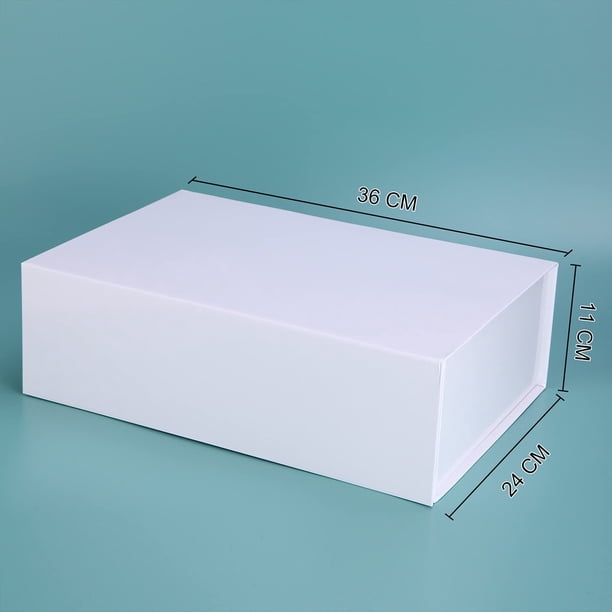 Boîte cadeau avec couvercle, 25 x 18 x 9 cm, boîte cadeau avec nœuds, cartes de vœux, raphia Hamper Shreds pour mariage, anniversaire, Noël (vert menthe