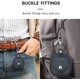 thumbnail image 5 of Funda de Cuero Genuino para Galaxy Buds Live, Funda Protectora Portátil a Prueba de Golpes con Llavero Compatible con Accesorios para Auriculares Samsung Galaxy Buds Live 2020 (Azul)-Azul- Sailing Electrónica, 5 of 5