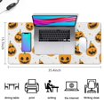 thumbnail image 5 of Long Mouse Pads for Desk,Classic Halloween Pumpkins Pattern Desk Mats on Top Of Desks, Desk Mouse Pad Extra Large with 3mm Non-Slip Base and Stitched Edge for Gaming,Office,Work,Home 35.4"x15.7", 5 of 6