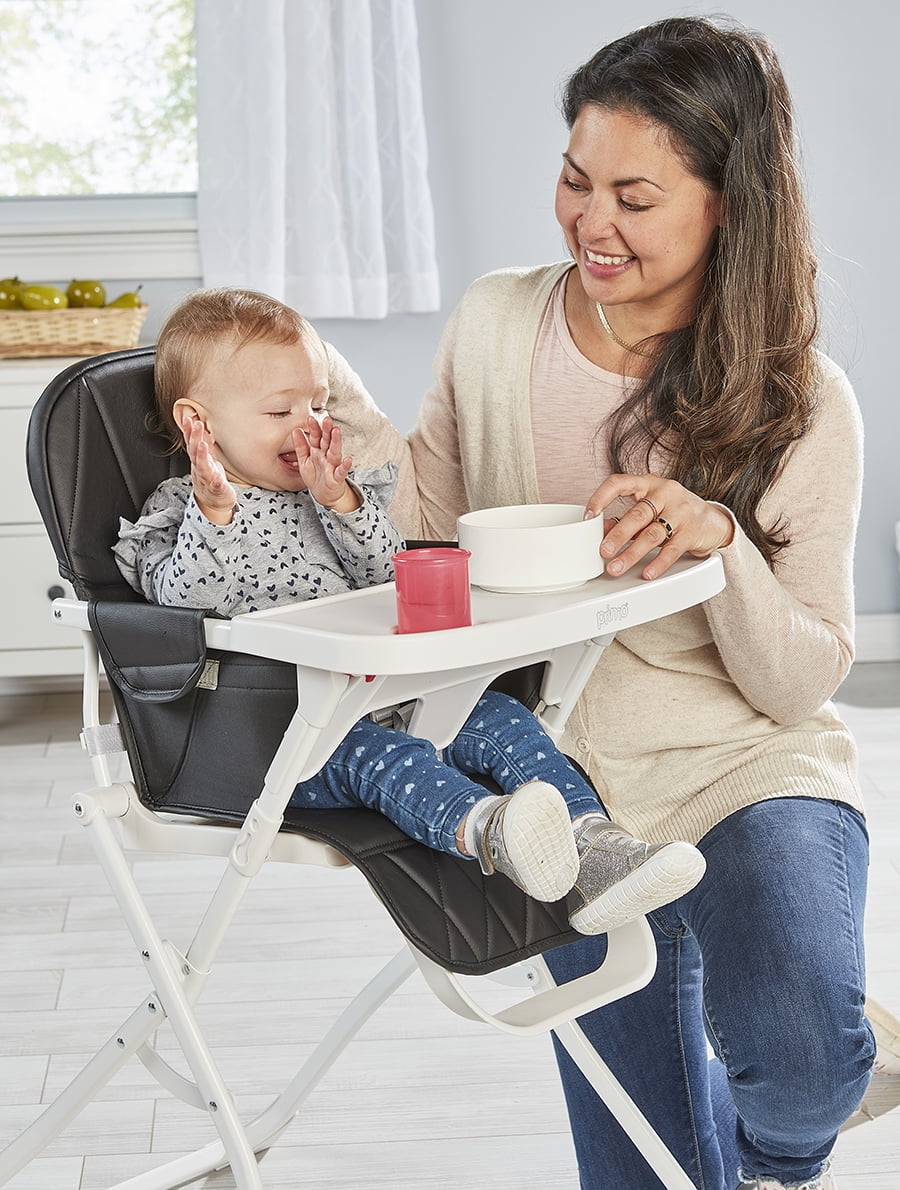 Primo PopUp Travel Folding High Chair - Black