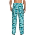 thumbnail image 2 of Bixox Men's Shark Wearing Sunglasses Patterned Pajama Pants with Pockets Lounge Clothes for Home, 2 of 5