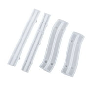 Angle View: 4PCS Handle Molds for Resin Casting, Silicone Tray Handle Molds