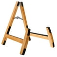 thumbnail image 4 of WHAMVOX Lightweight and Portable Guitar Stand Brown Home Use 1Set 14.2X11.2X11In, 4 of 8