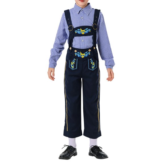 DuoJiaJ Beer Festival Performance For Boys Cosplay Outfit Medieval Style Clothing For Kids Party Dress Up Festival Apparel Playwear Featival and Party Performance Ideas