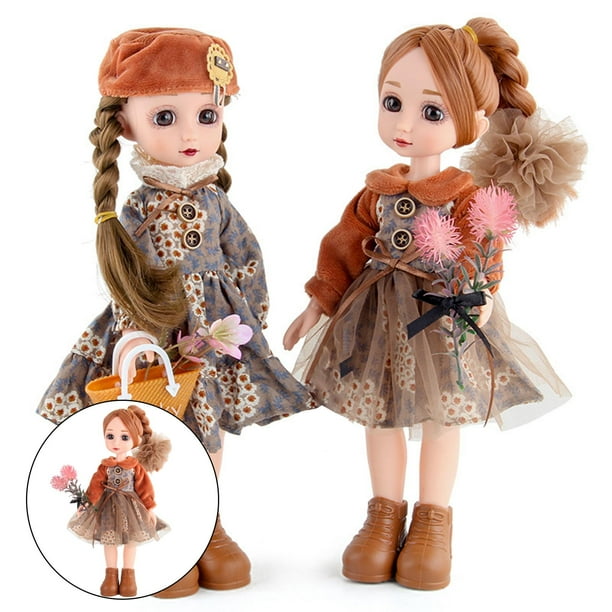 30cm Baby Doll Dress up Doll Toy Fashion Doll Lovely for Kids Walmart