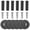 2, variant on 2 Set Arcade Game Joystick Extender, 9mm Shaft Extender Controller Rod Screw with Dust Cover Washer for Classic Fighting Machine, Silver